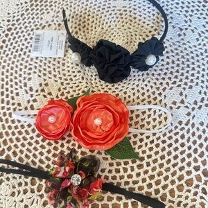 Floral Girl’s Headband Set